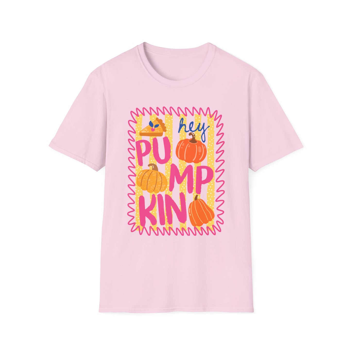 Pumpkin Graphic T-Shirt — "Hey Pumpkin" Fall Tee