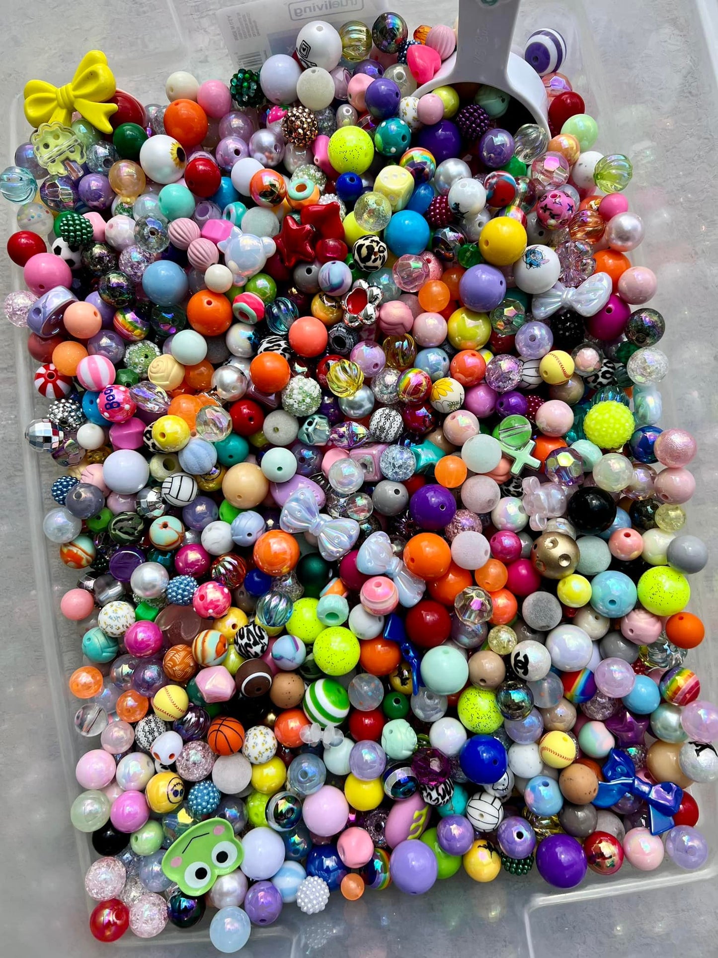 Bag of acrylic Beads