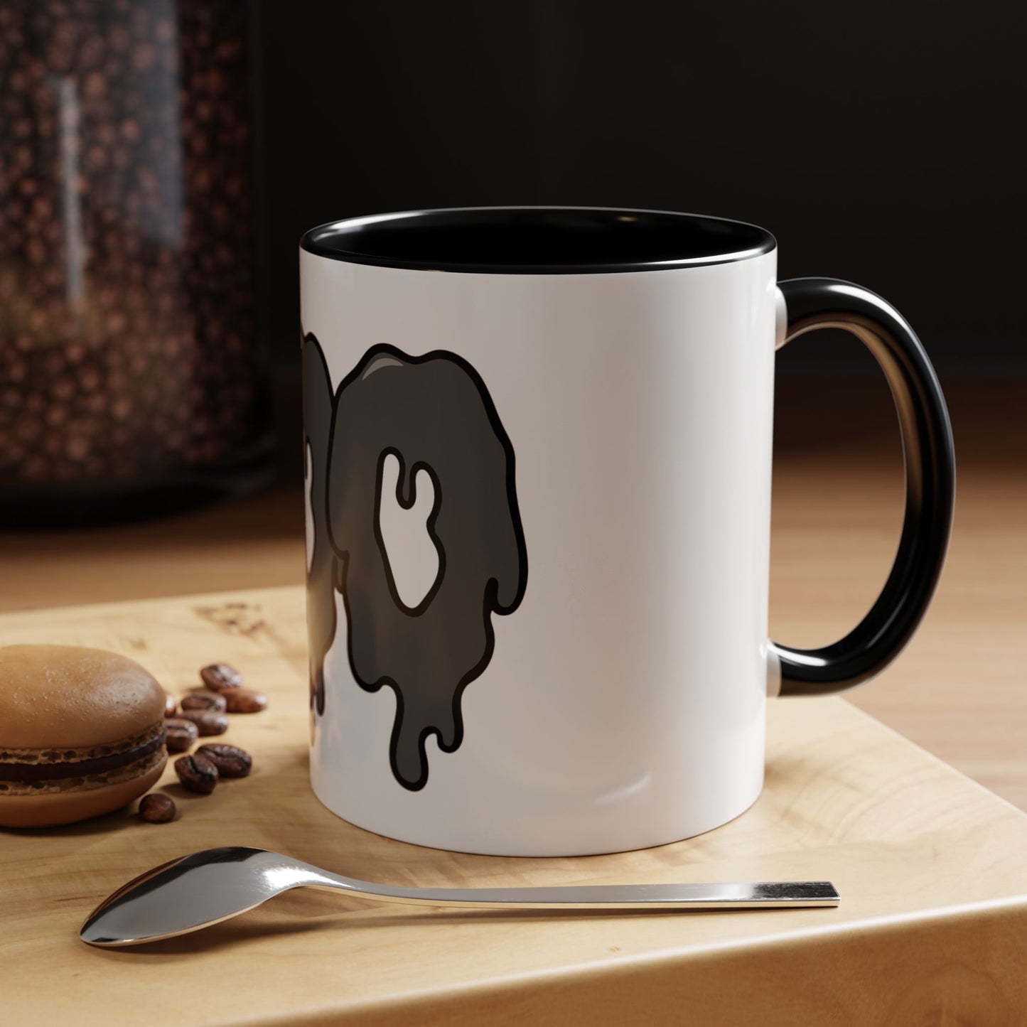 Dripping Boo Halloween Pattern Mug | Accent Coffee Mug 11oz 15oz