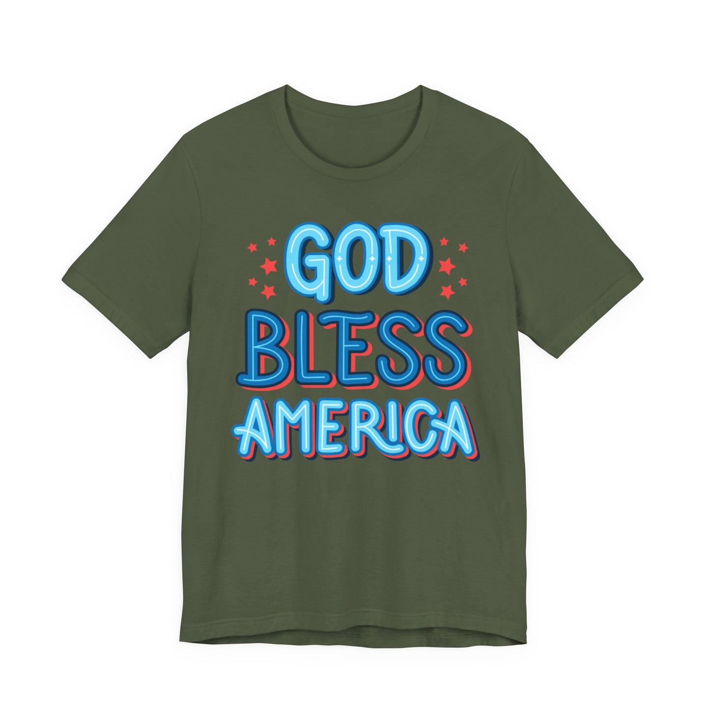God Bless America T‑Shirt – Patriotic Fourth of July Tee