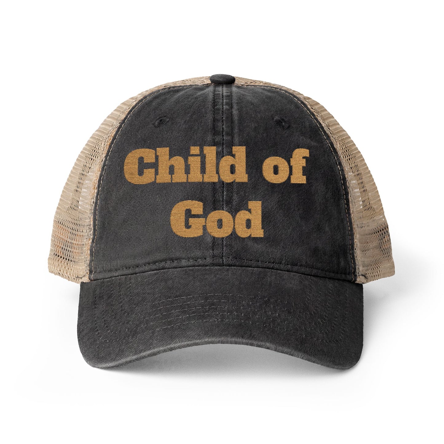 Women's Washed Ponyhole breathable Mesh-Back Caps.