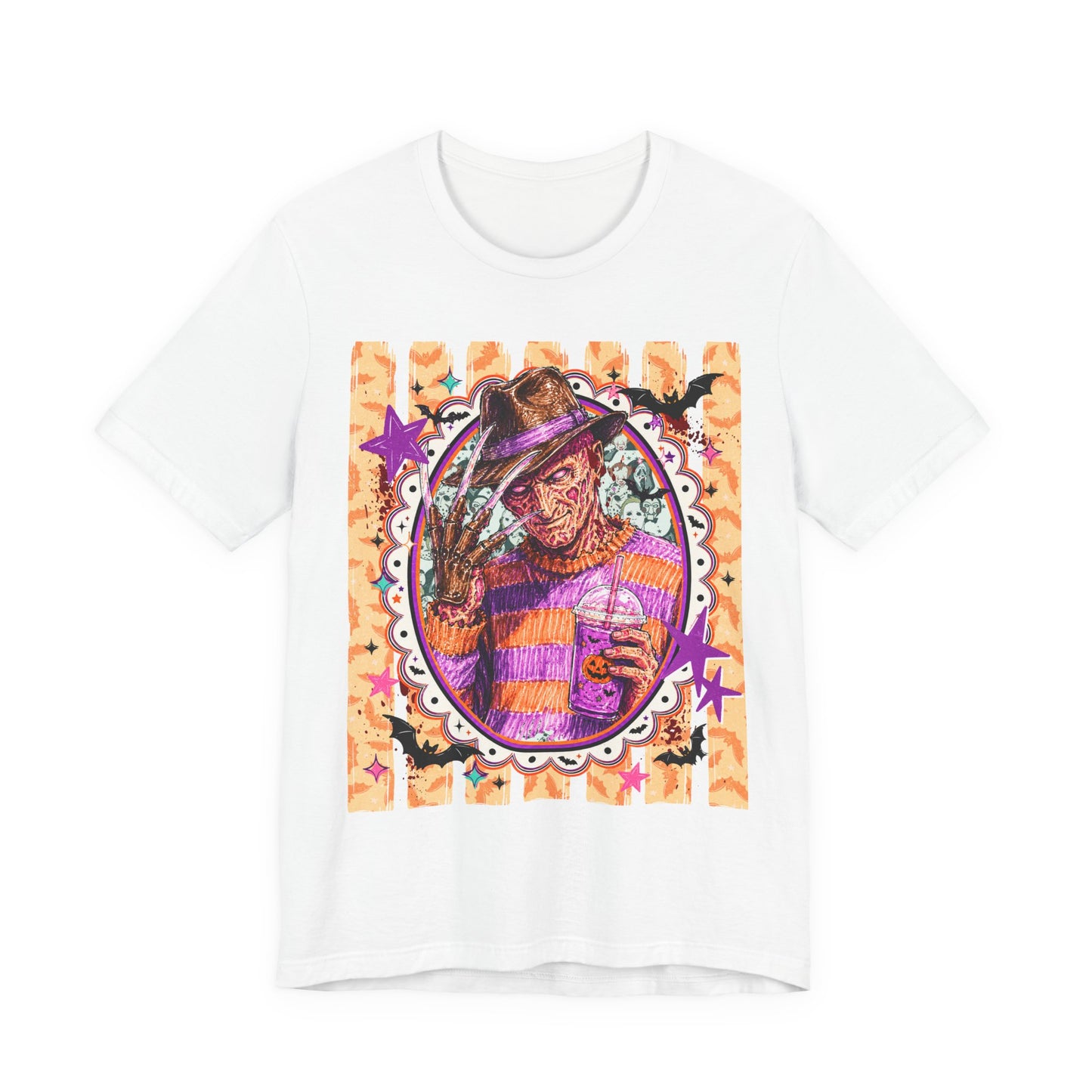 Freddy Krueger Halloween Tee – Retro Horror Nightmares Graphic T-Shirt