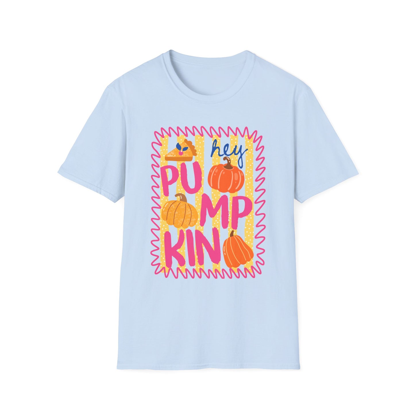 Pumpkin Graphic T-Shirt — "Hey Pumpkin" Fall Tee
