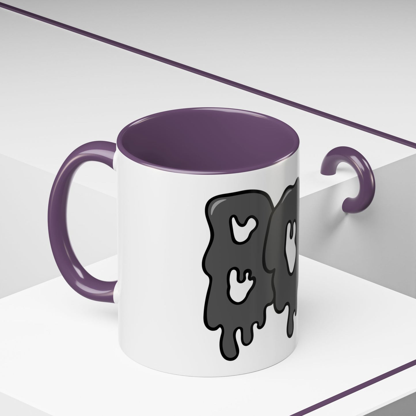 Dripping Boo Halloween Pattern Mug | Accent Coffee Mug 11oz 15oz