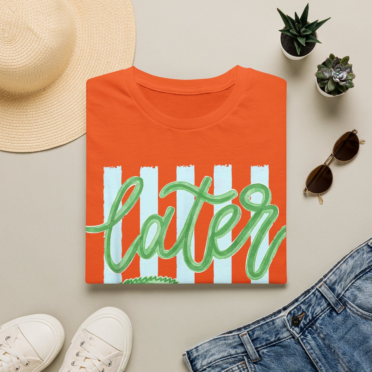 Later Alligator T-Shirt — Playful Crocodile Graphic Tee