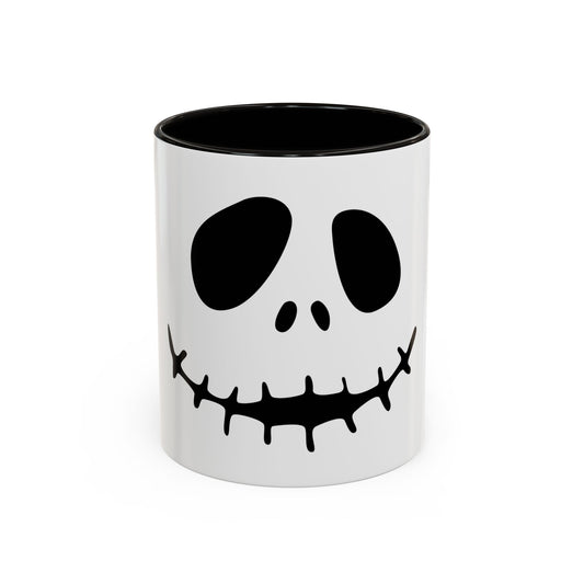 Jack Skellington Face Mug | Ceramic Coffee Mug 11oz 15oz