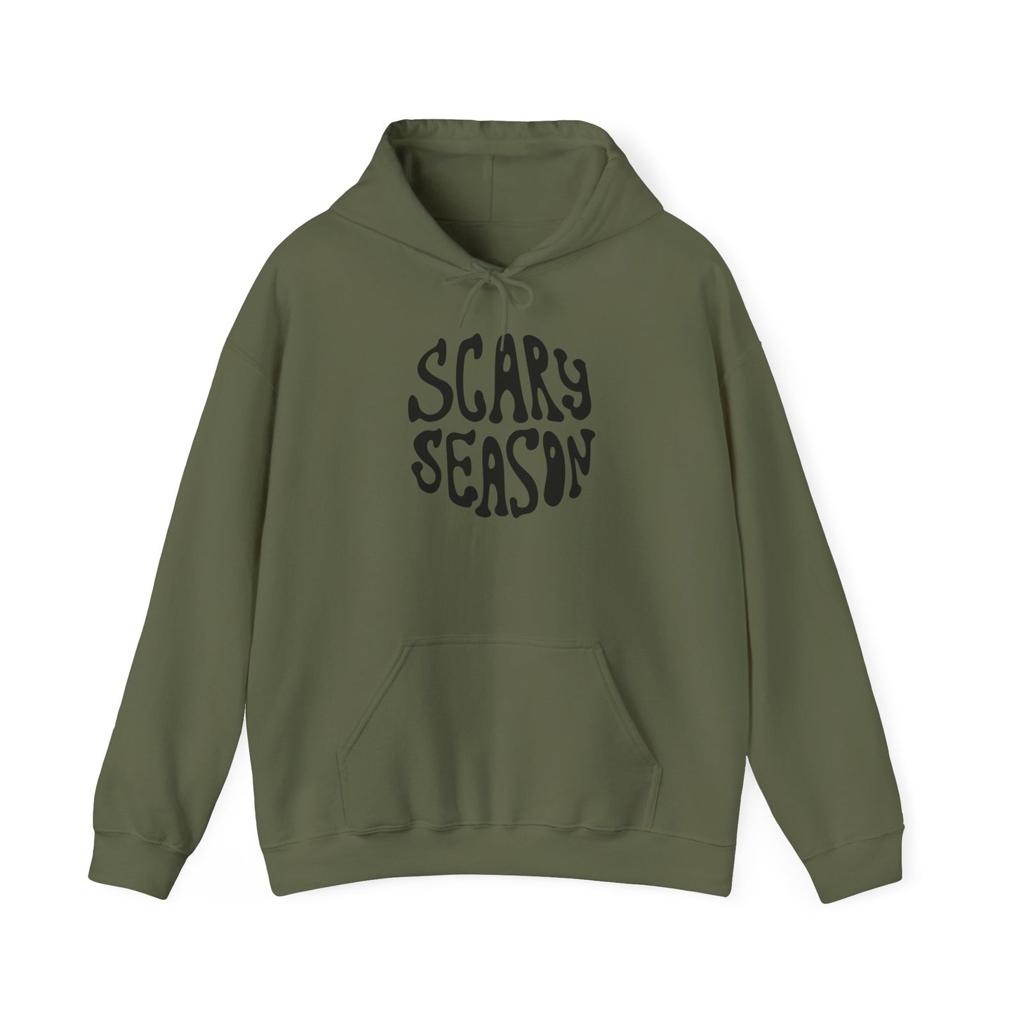 Scary Season Hoodie | Halloween spooky text sweatshirt