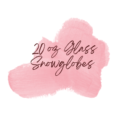 20oz Glass Snowglobes- Clear Lids Only