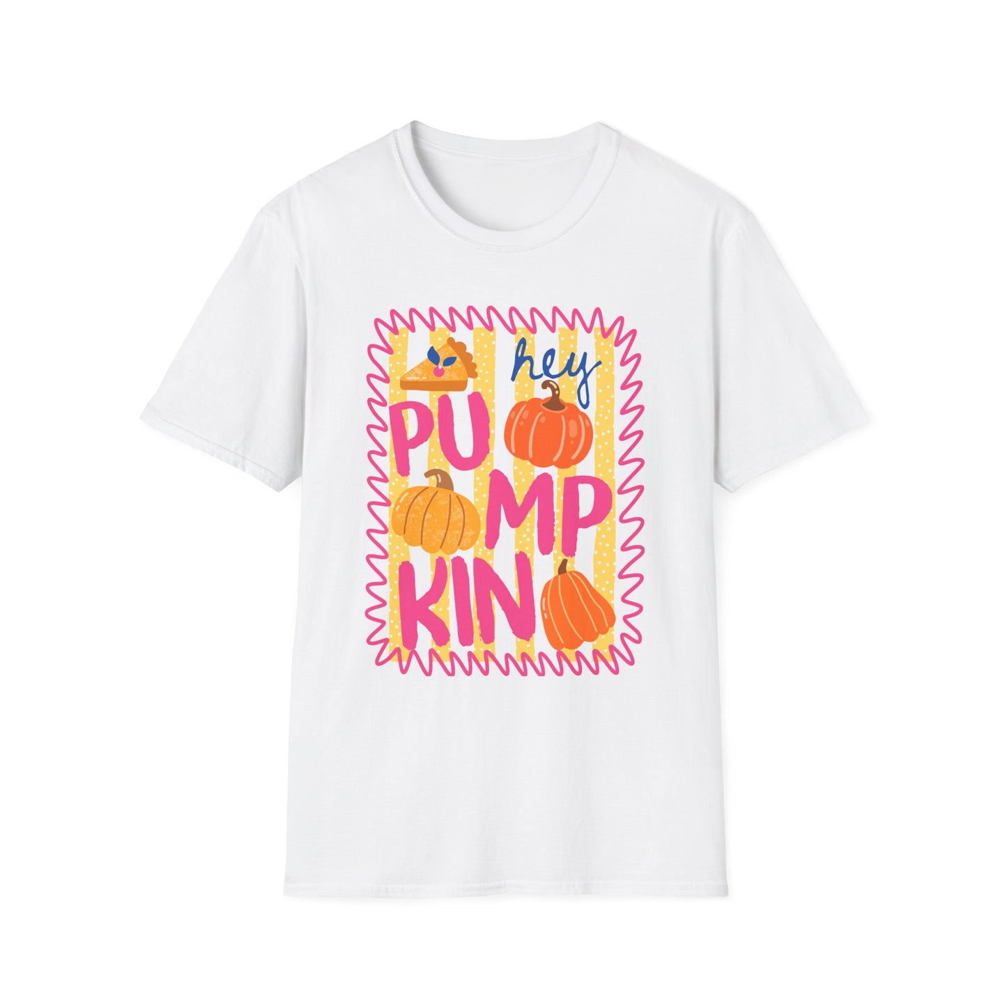 Pumpkin Graphic T-Shirt — "Hey Pumpkin" Fall Tee