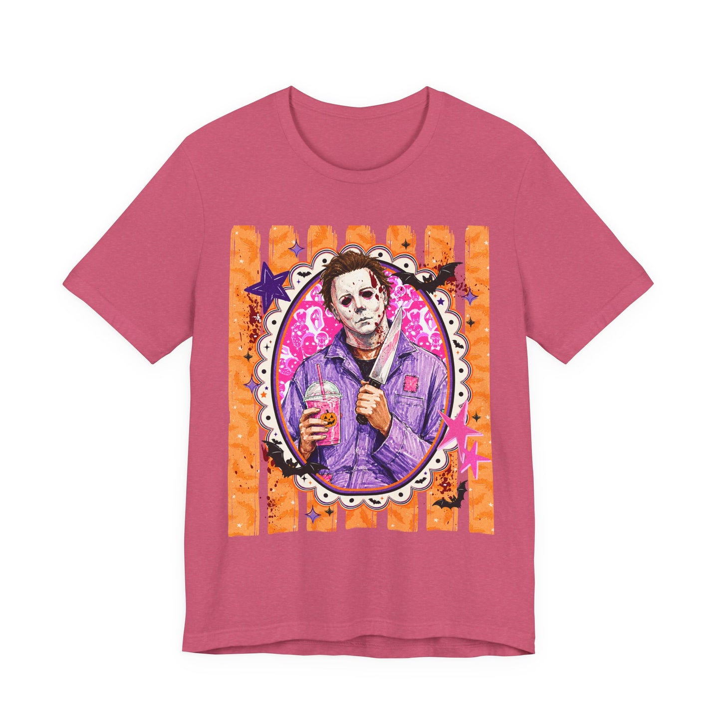 Michael Myers Retro Portrait Tee – Cute Creepy Halloween Horror Graphic Shirt