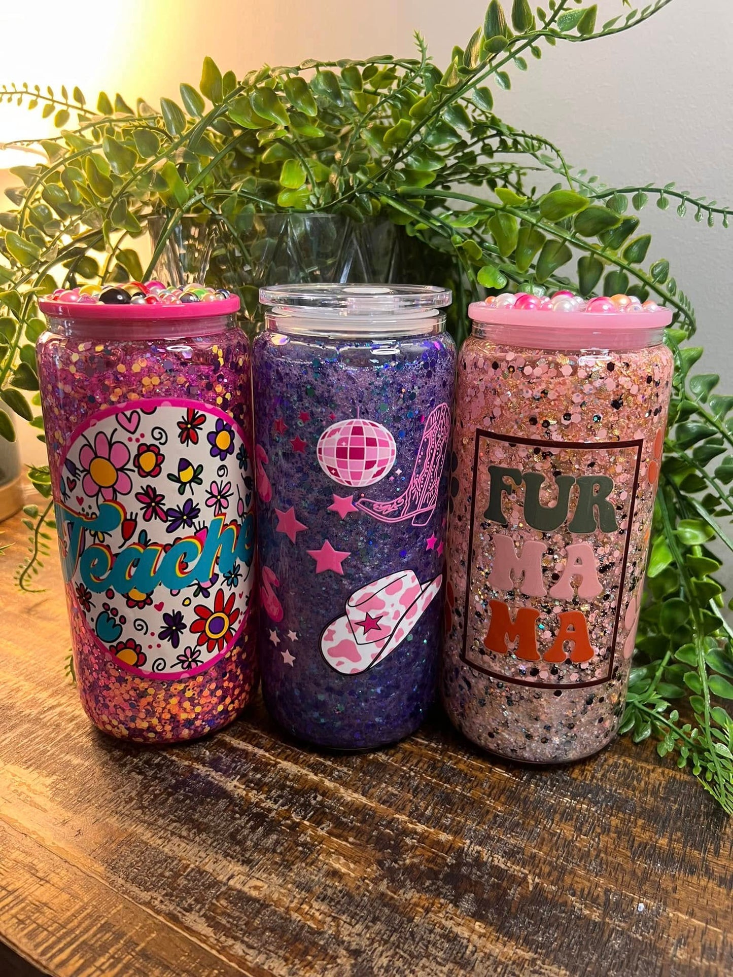 20oz Glass Snowglobes- Ready to ship