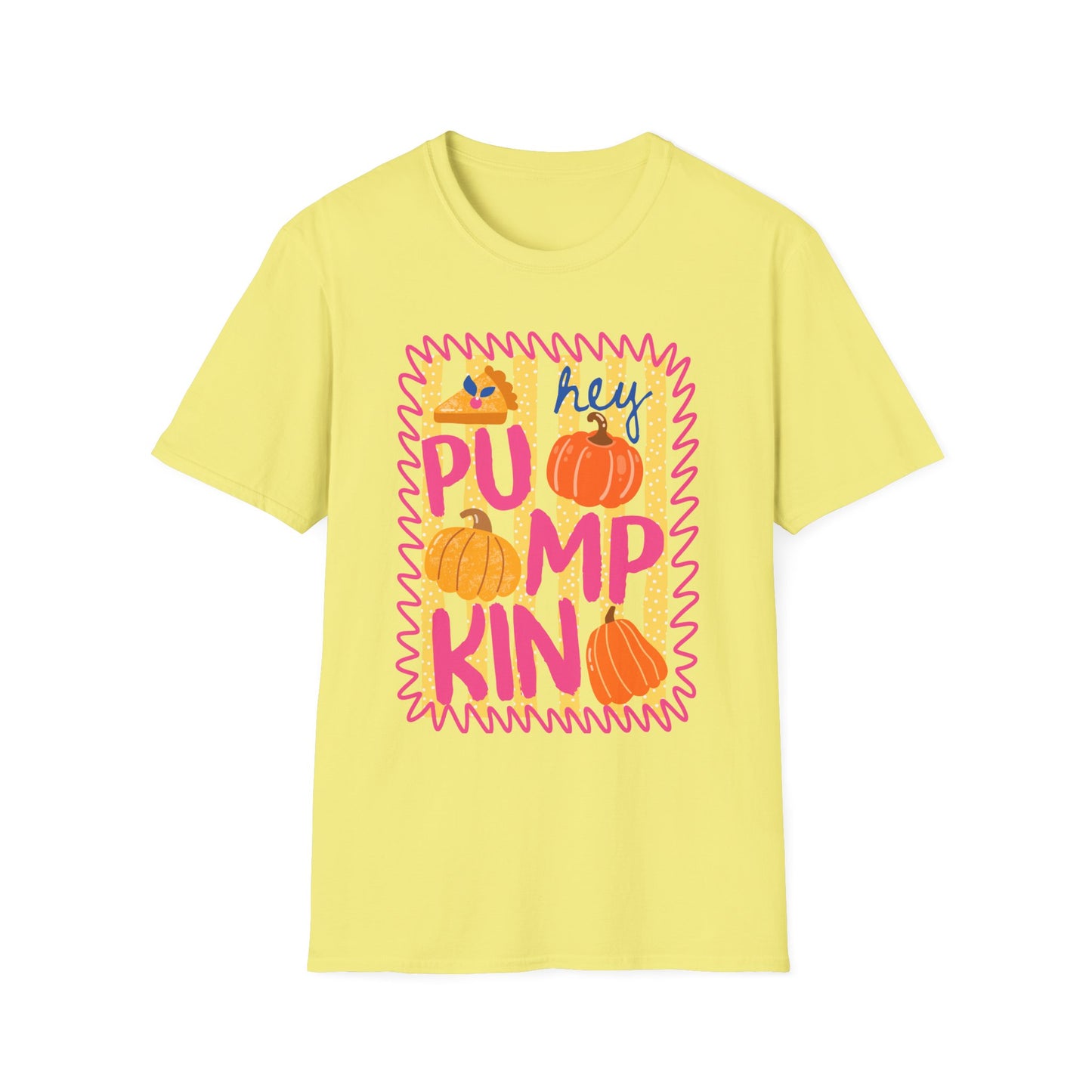 Pumpkin Graphic T-Shirt — "Hey Pumpkin" Fall Tee