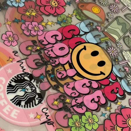 16oz Decal Cup Wraps- RANDOM