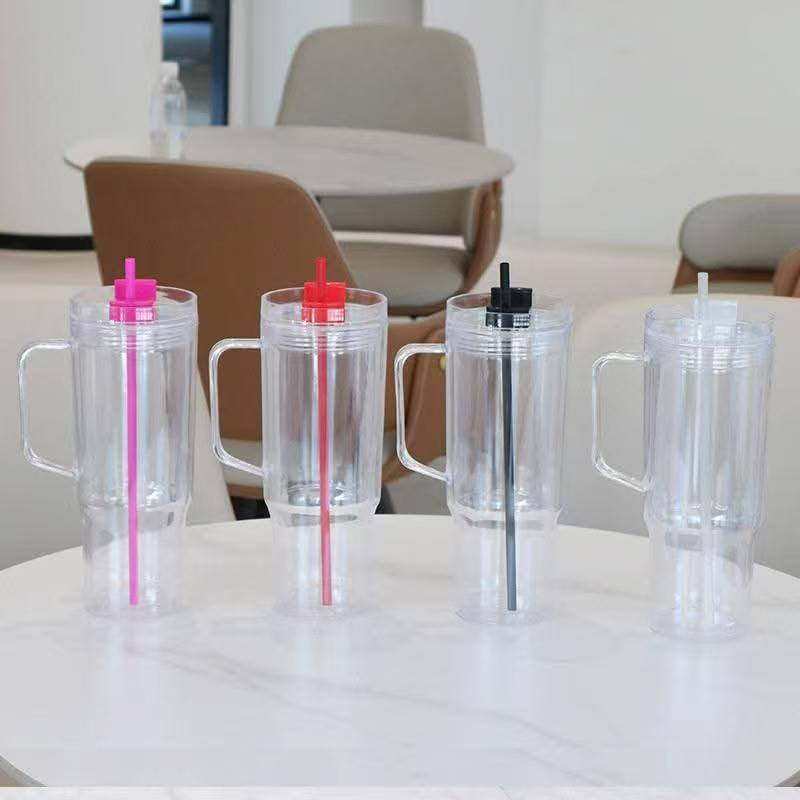 40oz Acrylic Snowglobe Cups