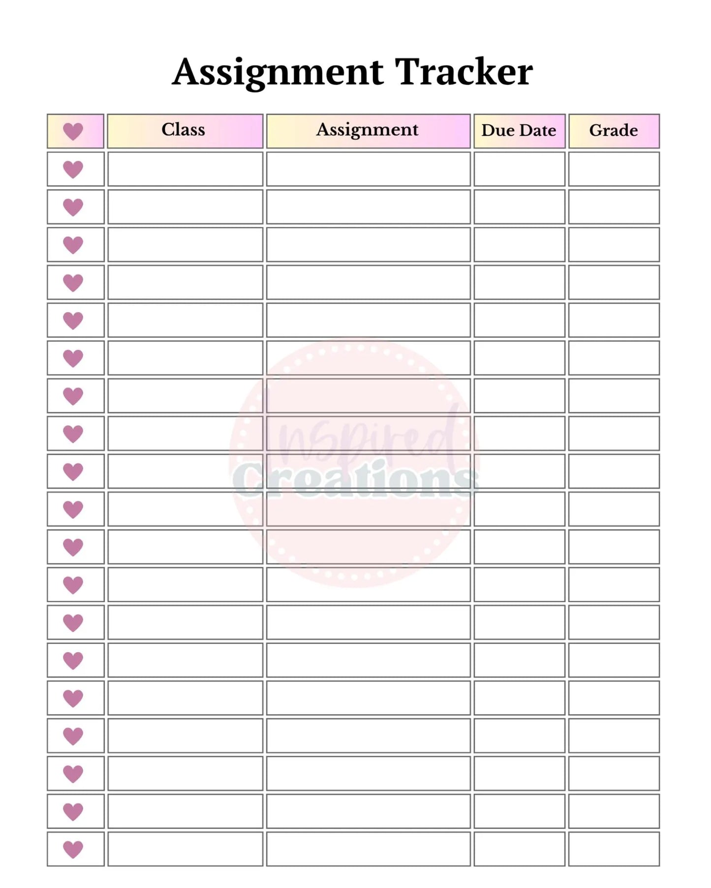 College Student Digital Planner | Academic Planner | Printable Student Organizer | Instant Digital Download